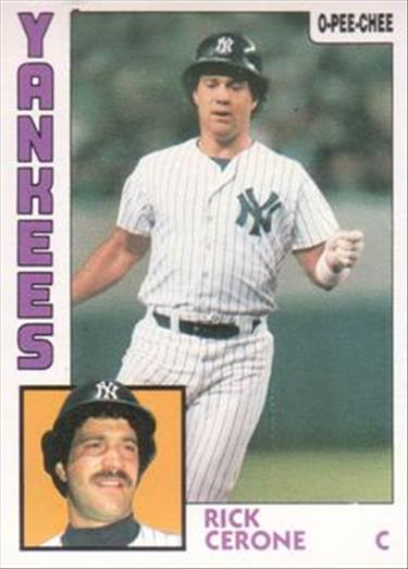 1984 O-Pee-Chee Baseball Cards 228     Rick Cerone